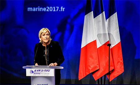 Marine Le Pen Frente Nacional representa un peligro para la democracia, según sondeo