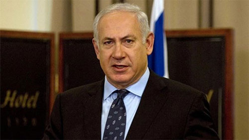 primer ministro de la ocupación israelí, Benjamín Netanyahu El primer ministro sionista pide a la comunidad internacional “luchar contra Irán”