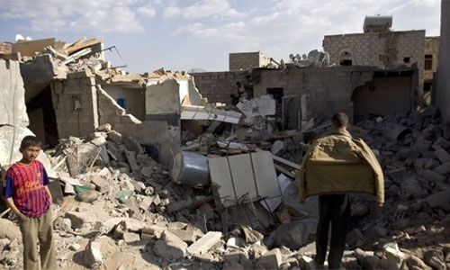la devastadora agresión saudí en Yemen Más de 13.000 civiles suman las víctimas de la devastadora agresión saudí en Yemen