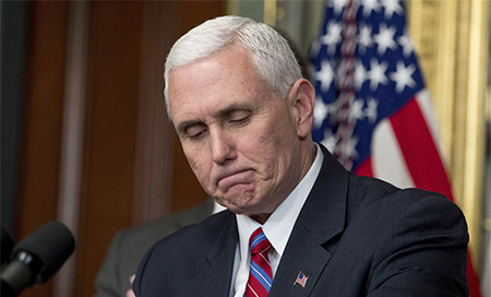 Vicepresidente de EEUU, Mike Pence Mike Pence usó su correo electrónico privado para asuntos de seguridad
