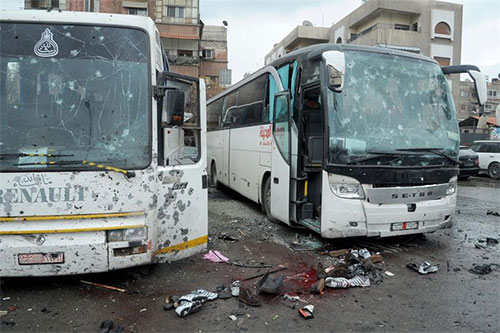atentado terrorista en Damasco Turquía, Arabia Saudita y Qatar quieren sabotear las negociaciones de paz
