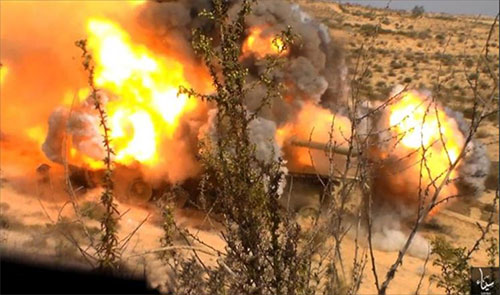 explosión de dos bombas en el centro de la península del Sinaí Enfrentamientos y redadas en el centro de la península del Sinaí