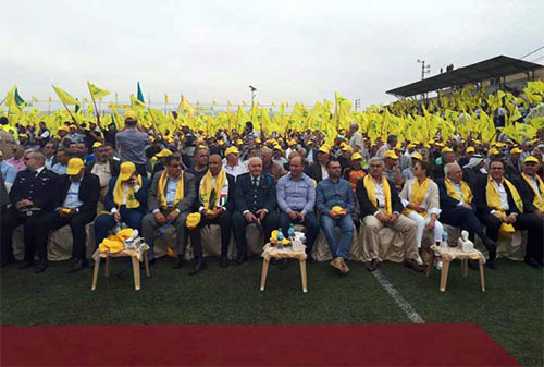 acto popular el dia de la liberacion en 25 de mayo Hezbolá celebra el Día de la Resistencia y la Liberación