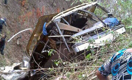 accidente de autobus en chiapas Un autobús se vuelca en Chiapas, sur de México