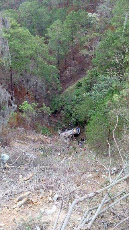 accidente de autobus en chiapas Un autobús se vuelca en Chiapas, sur de México