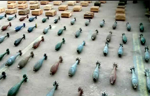 Incautado un cargamento de armas destinado a los terroristas en Siria Incautado un cargamento de armas destinado a los terroristas en Siria