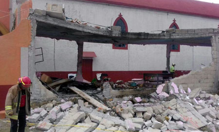 explosion pirotecnica Al menos 11 heridos en una explosión pirotécnica en México
