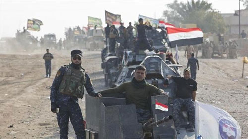 Fuerzas de la Movilización Popular llegan a la frontera siria Fuerzas de la Movilización Popular llegan a la frontera siria
