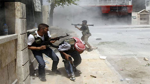 Se intensifican los combates entre grupos terroristas cerca de Damasco Se intensifican los combates entre grupos terroristas cerca de Damasco