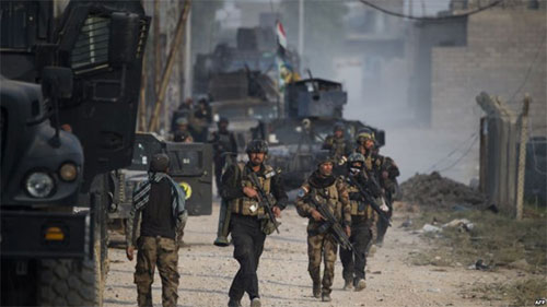Fuerzas iraquíes en Mosul Fuerzas iraquíes recuperan otros dos barrios en Mosul