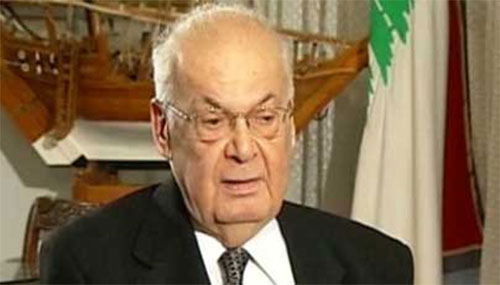 El exprimer ministro libanés Salim al Hoss