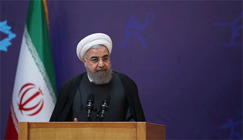 Presidente de Irán, Hassan Rohani Presidente de Irán responde críticas de Donald Trump y Arabia Saudita