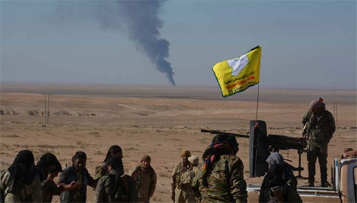 Intensos combates entre las FSD y Daesh en la ciudad de Al Tabqa Intensos combates entre las FSD y Daesh en la ciudad de Al Tabqa