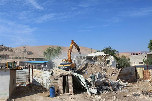 demolición de una vivienda en Cisjordania ocupada