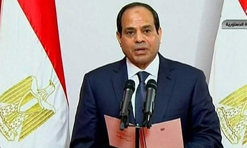 El presidente de Egipto, Abdel Fattah el Sisi