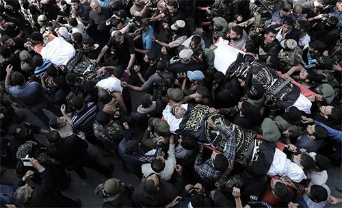 Gaza reclama venganza por la muerte de palestinos