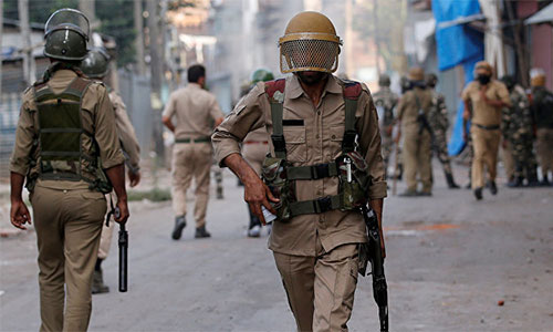 Policía de la India Un ataque armado se produce en el norte de la India