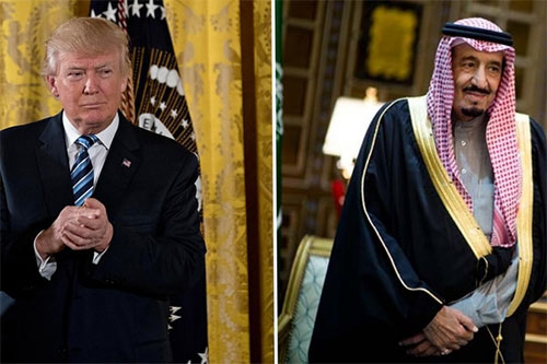 Trump declara su apoyo al rey saudí y al príncipe heredero Trump declara su apoyo al rey saudí y al príncipe heredero