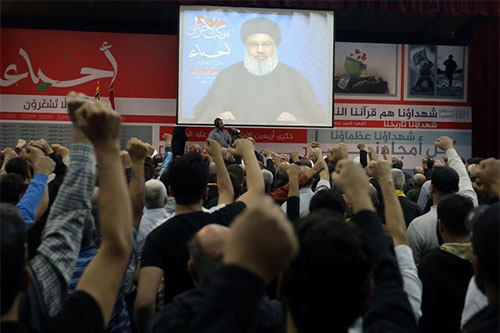Sayed Hassan Nasrolá Nasrolá considera que Arabia Saudí ha declarado la guerra a Líbano y a Hezbolá