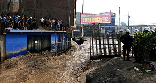 inundaciones en Perú Las inundaciones “ahogan” el departamento de San Martín en Perú