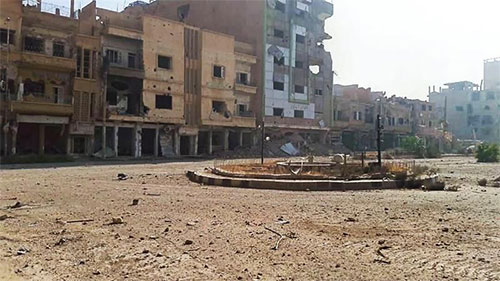 un barrio de Deir Ezzor