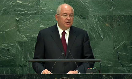Rafael Ramírez en la ONU