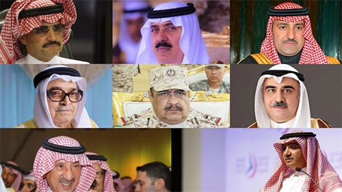 príncipes y ministros detenidos en Arabia Saudita