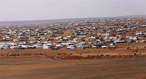 el campamento de refugiados Rukban EEUU está creando una reserva de terroristas en Siria