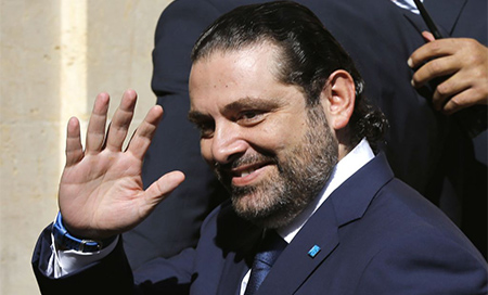 Primer ministro libanés, Saad al Hariri Hariri regresará a Líbano en los próximos dos días