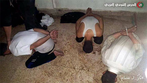 captura del terrorista Abu Fadi Alalf y dos de sus guardaespaldas Fuerzas especiales sirias apresan a un destacado líder terrorista