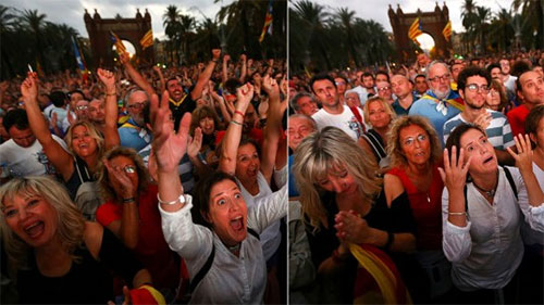 la independencia de Cataluña declarada y suspendida justo después Puigdemont declara la independencia de Cataluña para suspenderla justo después