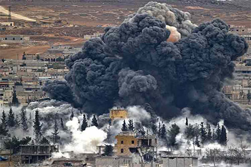ataque de la Coalición Internacional en Siria Siria exige a la ONU detener masacre de EEUU contra población civil