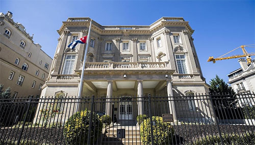 la embajada de Cuba en Washington Nueva tensión política entre Estados Unidos y Cuba
