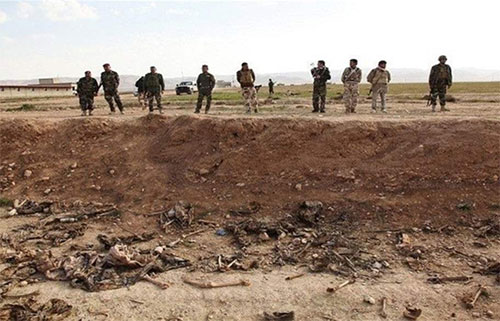 fosa común de víctimas de Daesh en el norte de Iraq Hallada otra fosa común de víctimas de Daesh en el norte de Iraq