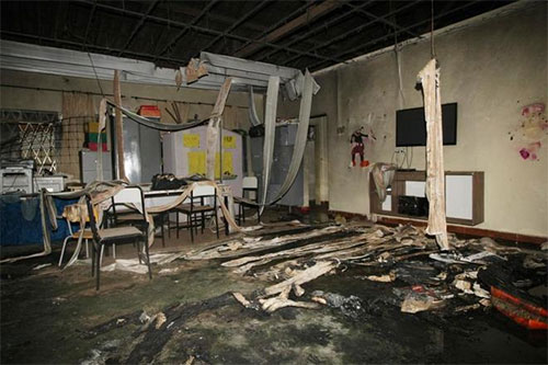 el interior de la guardería Macabro crimen cometido por un “perturbado mental” en Brasil