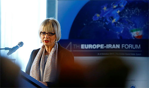La secretaria general de Relaciones Exteriores de la UE, Helga Schmid La UE considera que el acuerdo nuclear con Irán es un gran logro politíco