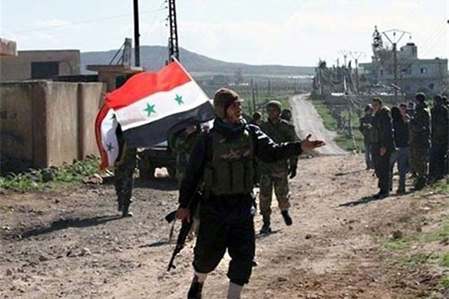 soldados sirios avanzan en Deir Ezzor El Ejército sirio lanza un gran ataque en la zona donde murió un general