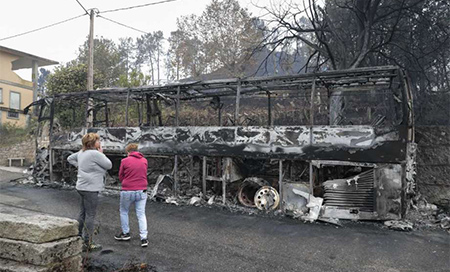 Incendios forestales en Portugal Mueren más de 31 personas por la ola de incendios en Portugal