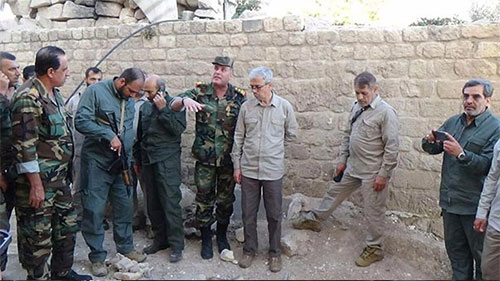 general Mohamed Baqeri en Alepo