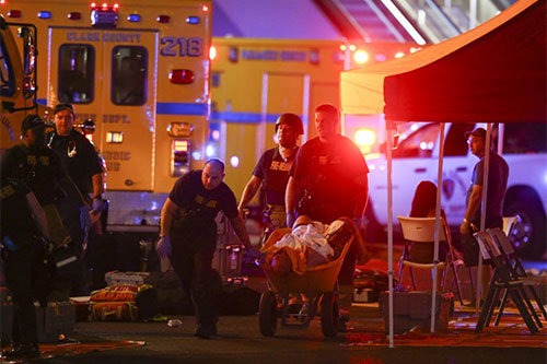 tiroteo en Las Vegas Dos muertos y 24 heridos en un tiroteo durante un concierto en Las Vegas