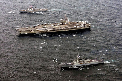 el portaaviones de propulsión nuclear USS Ronald Reagan Corea del Norte amenaza con un “ataque inimaginable” a Estados Unidos