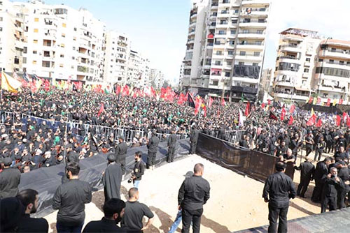 marcha de Ashura en Beirut Nasrolá a los judíos: Abandonad Palestina ocupada y regresad a vuestros países