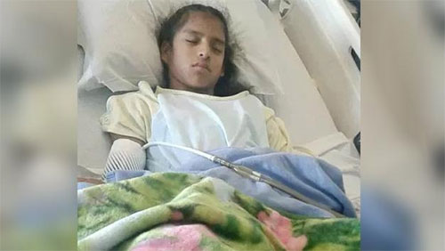 la niña mexicana de 10 años en el hospital Una niña mexicana con parálisis cerebral, detenida por agentes fronterizos de EEUU