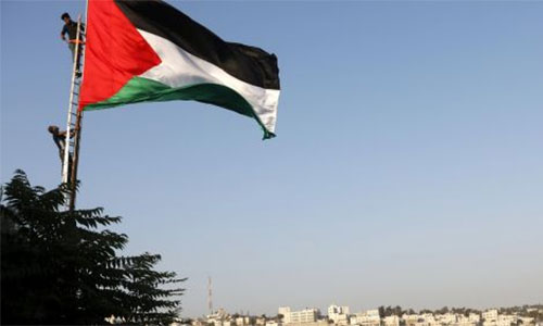 bandera palestina Washington pide a la unidad palestina reconocer la ocupación israelí como “Estado”