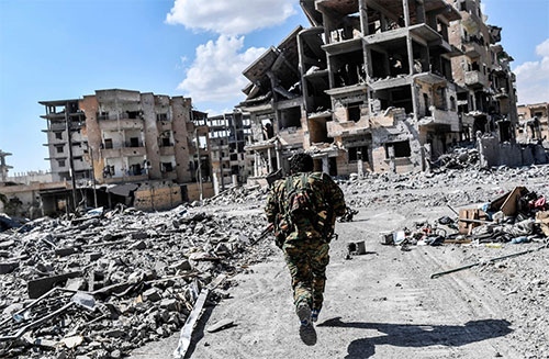 Raqqa, ciudad desolada y destruida Daesh pierde su principal bastión en Siria