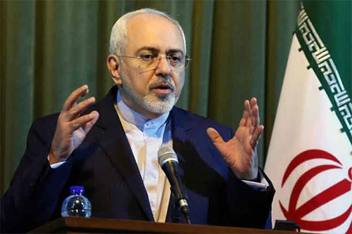 El canciller iraní Mohamed Yavad Zarif Irán llama a la unidad nacional y la integridad territorial de Iraq