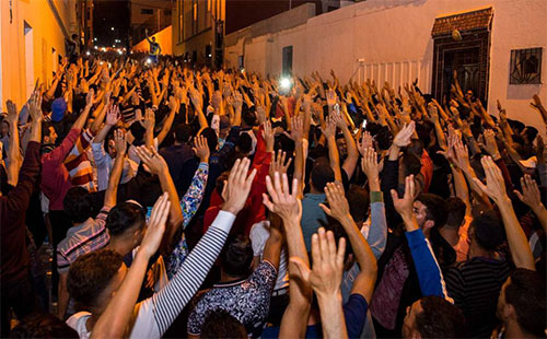 protesta en Alhucemas Nueve activistas rifeños condenados en Marruecos