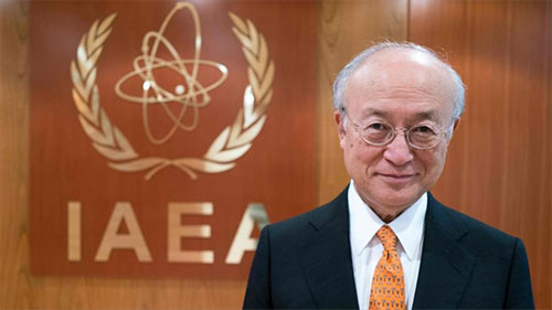 El director de la Agencia Internacional de Energía Atómica (AIEA), Yukiya Amano Agencia internacional nuclear elogia “comportamiento modelo” de Irán