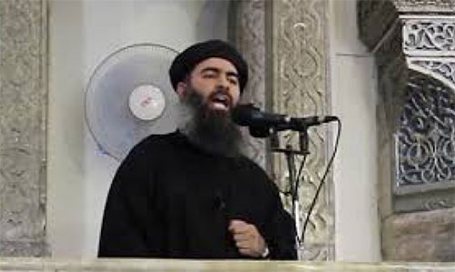 El líder del grupo terrorista Daesh, Abu Bakr al Bagdadi