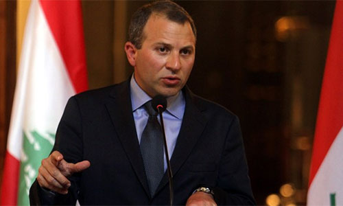 ministro libanés de Asuntos Exteriores y Expatriados, Gebran Bassil Canciller libanés reitera necesidad de solución para el problema de refugiados